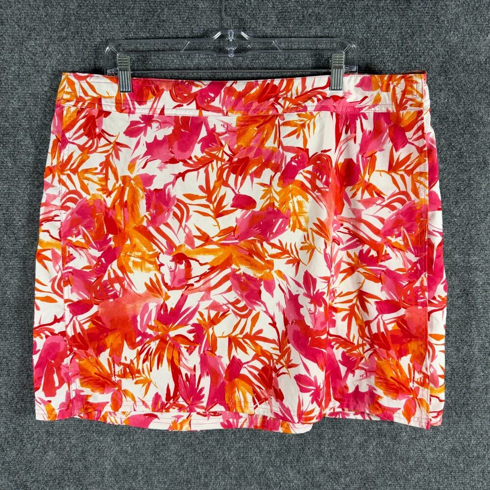 RipSkirt Hawaii Wrap Skirt Women's 2XL Style 201 WaterColor Coral Length 2